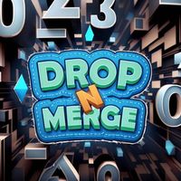Drop N Merge Game в Telegram: вертикальный 2048 с полосами