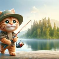 Cat in the fish в Telegram: мини-игра с ловлей рыбы и бонусами